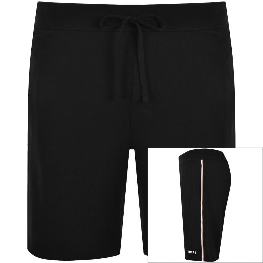 BOSS Unique Jersey Shorts Black | Mainline Menswear dk